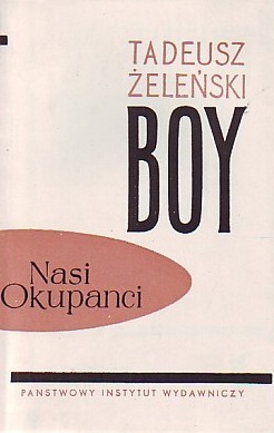 Tadeusz Boy-Żeleński - "Nasi okupanci" (okładka)